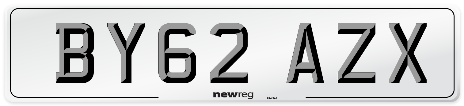 BY62 AZX Number Plate from New Reg